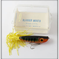 Vintage Gudebrod Perch Blabber Mouth Lure In Box