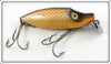 Vintage Heddon Golden Shiner River Runt Spook Sinker Lure 