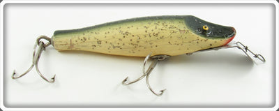 Vintage South Bend Silver Speckle Pike Oreno Lure 