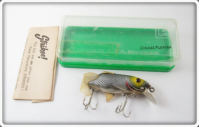 Naturalure Bait Co Black & Silver Scale Strikee Floater In Box