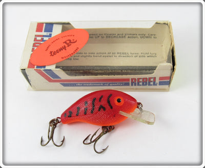 Rebel Red Crawdad Orange Belly Teeny R In Box 9245