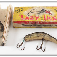 Vintage Kautzky Black Rib Lazy Ike Lure In Box