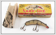 Vintage Kautzky Black Rib Lazy Ike Lure In Box