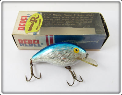 Rebel Silver & Blue Mini R In Correct Box  F-94R-03