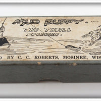 Vintage C. C. Roberts Mud Puppy Empty Cartoon Box 