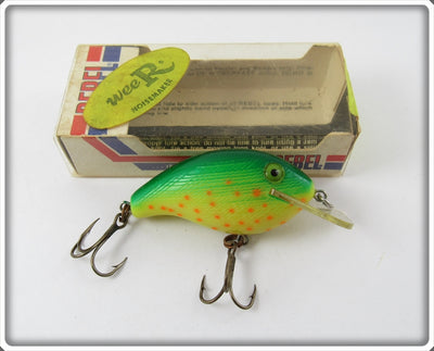 Rebel Chartreuse With Orange Spots Wee R In Box