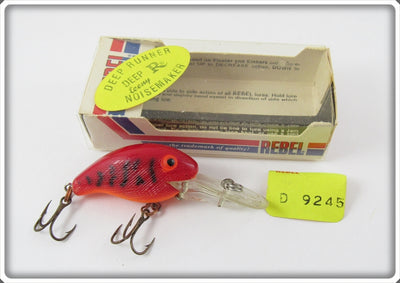 Rebel Red Crawdad Orange Belly Deep Teeny R In Box