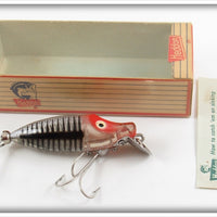 Vintage Heddon Silver Shore River Runt Spook Sinker In Box 