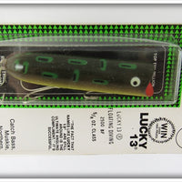 Heddon Bullfrog Lucky 13 Sealed On Card 2500 BF