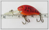 Rebel Red Crawdad Orange Belly Deep Teeny R In Box