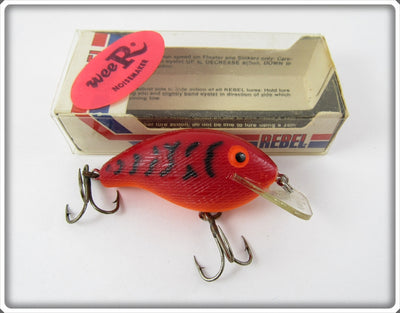 Rebel Red Crawdad Orange Belly Wee R In Box