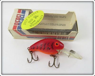 Rebel Red Crawdad Orange Belly Deep Teeny R In Box