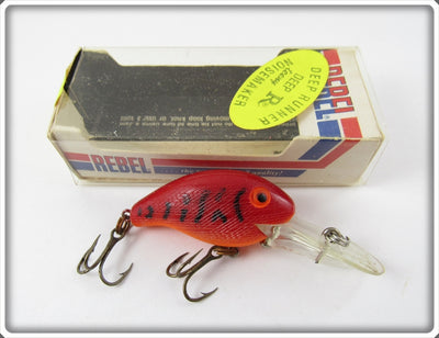 Rebel Red Crawdad Orange Belly Deep Teeny R In Box