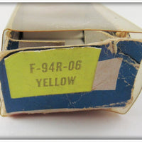 Rebel Silver & Yellow Mini R In Correct Box F-94R-06