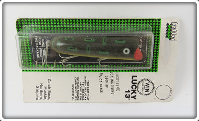 Heddon Bullfrog Lucky 13 Sealed On Card 2500 BF