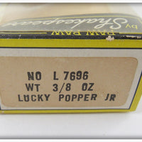 Shakespeare Paw Paw Red Head Lucky Popper Jr. In Correct Box L7696