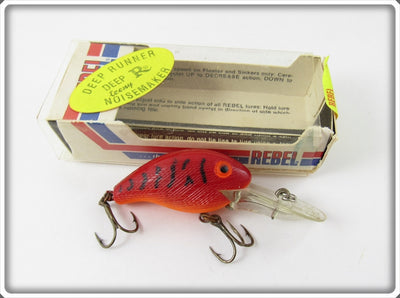 Rebel Red Crawdad Orange Belly Deep Teeny R In Box