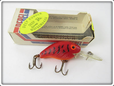 Rebel Red Crawdad Orange Belly Deep Teeny R In Box D 9245