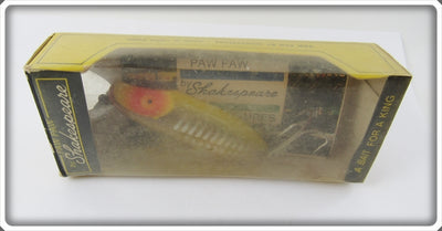 Shakespeare Paw Paw Yellow Shore Minnow Dapper Dan In Correct Box L3793
