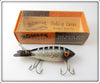 Vintage Bomber Black White Silver Sparkle Model 500 Lure In Box