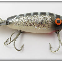 Bomber Black White Silver Sparkle Model 500 In Correct Box