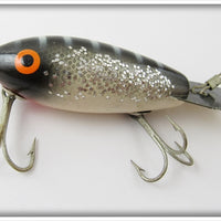 Bomber Black White Silver Sparkle Model 500 In Correct Box