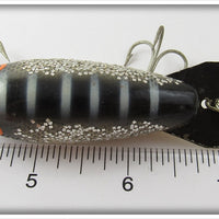 Bomber Black White Silver Sparkle Model 500 In Correct Box