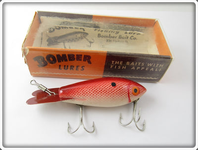 Vintage Bomber Brown Shad Model 500 Lure In Correct Box