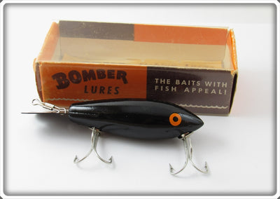 Vintage Bomber Black Model 600 Lure In Correct Box 
