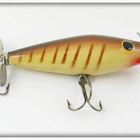 Vintage Hollenbach's Brown Striped Minnow Lure 