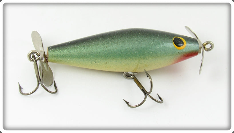 Vintage Hollenbach's Blue/Green Flitter Minnow Lure