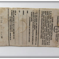 Luhr Jensen Metallic Blue Hot Shot On Card