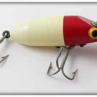 Vintage Rinehart Red & White Jinx Lure