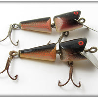 Vintage York Baits Silver Scale Susquehanna Chub Lure Pair 