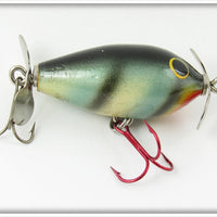 Vintage Hollenbach's Blue & Black Striped Minnow Lure 