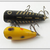 York Baits Black Rib & Red Black Spot Little Butch Pair