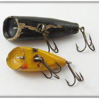 York Baits Black Rib & Red Black Spot Little Butch Pair