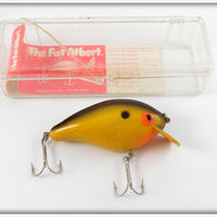 Vintage Mann's Bait Co Yellow & Black The Fat Albert In Box 