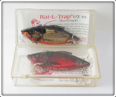 Bill Lewis Red & Gold Rat-L-Trap Pair In Boxes