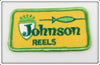 Vintage Johnson Reels Yellow & Green Patch