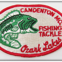 Vintage Ozark Lakes Camedenton, MO Fishing Tackle Patch