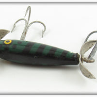 Eger Bait Mfg Green & Black Baby Dillinger