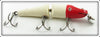 Vintage Creek Chub Red & White Jointed Pikie Lure