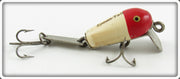 Vintage Creek Chub Red & White Spoon Tail Lure