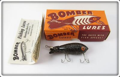 Bomber Bait Co Black With Silver Flakes #300 In Correct Box 316