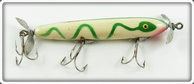 Vintage Paw Paw Green Serpentine Aristocrat Torpedo Lure