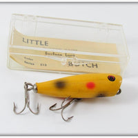 York Baits Red And Black Spot Little Butch Lure In Box