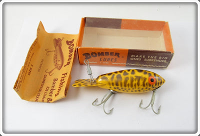 Bomber Bait Co Yellow Coachdog #400 In Correct Box 459