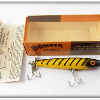 Bomber Bait Co Yellow Black Ribs SpinStick In Correct Box 7320