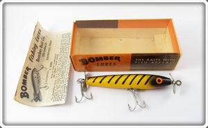 Bomber Bait Co Yellow Black Ribs SpinStick In Correct Box 7320